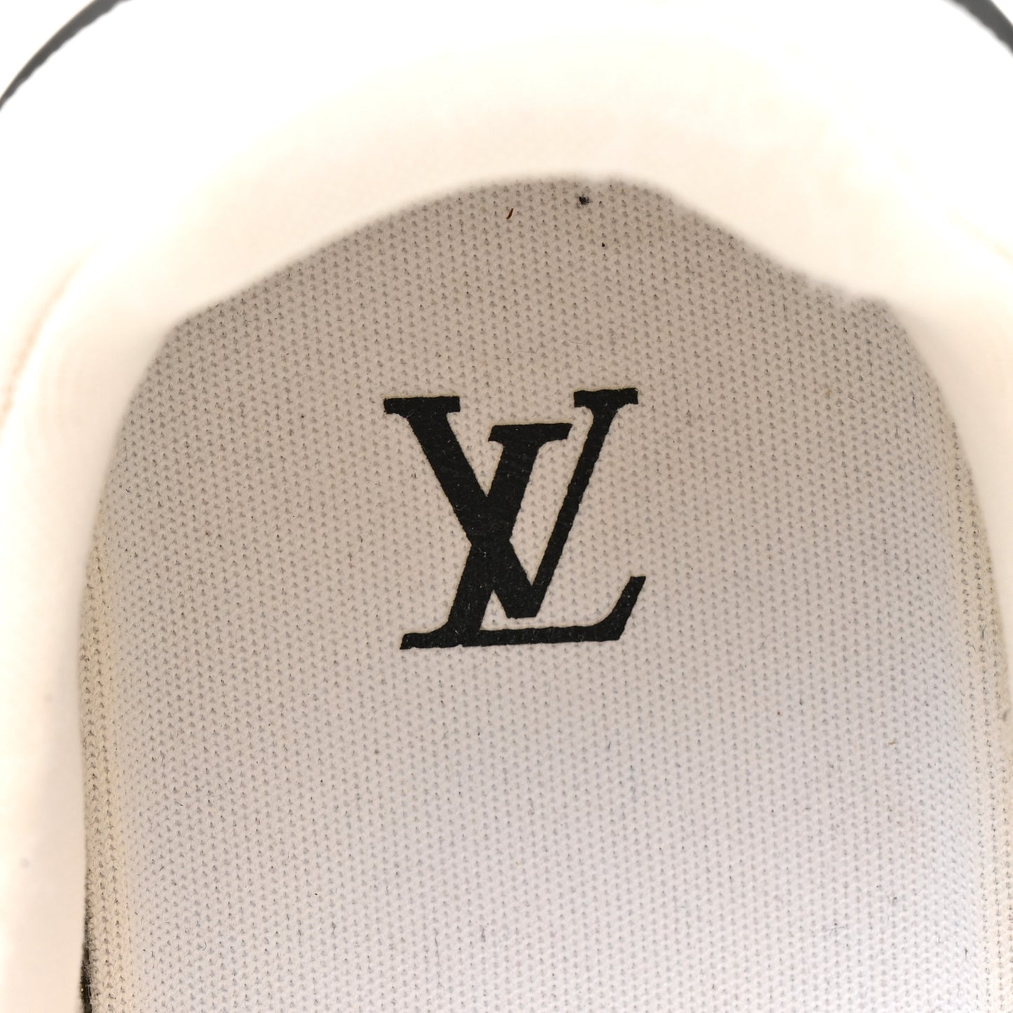 Calfskin Monogram Denim Mens LV Trainer Sneakers 11 Black