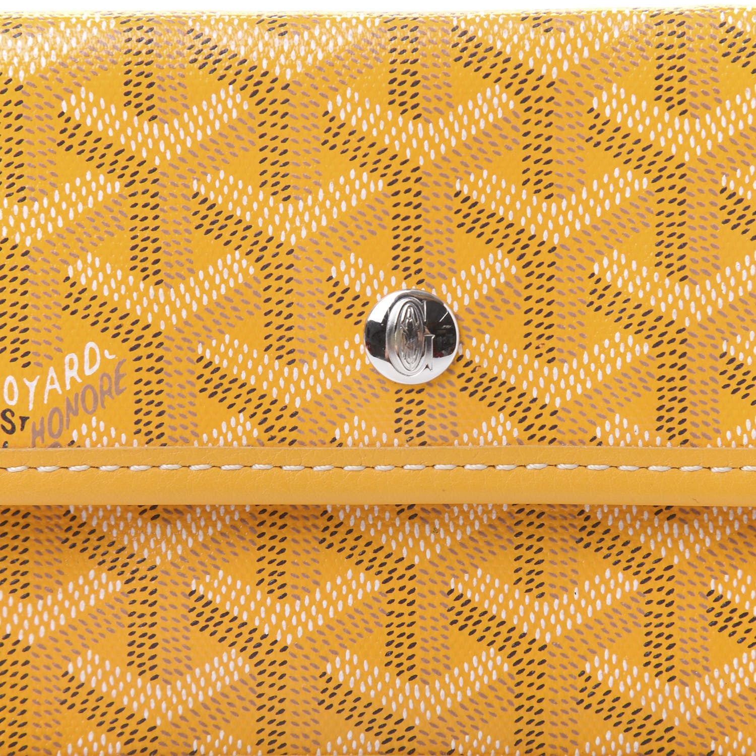 Goyard Goyardine Pouch Yellow 9 of 9
