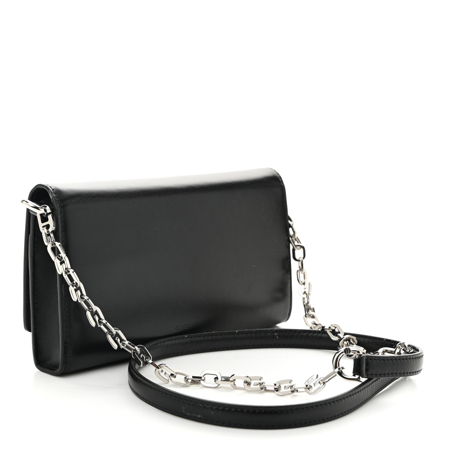 Box Calfskin 4G Wallet on Chain Black
