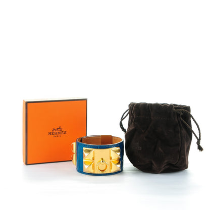 Hermes Shiny Alligator Collier De Chien CDC Bracelet S Mykonos 8 of 8