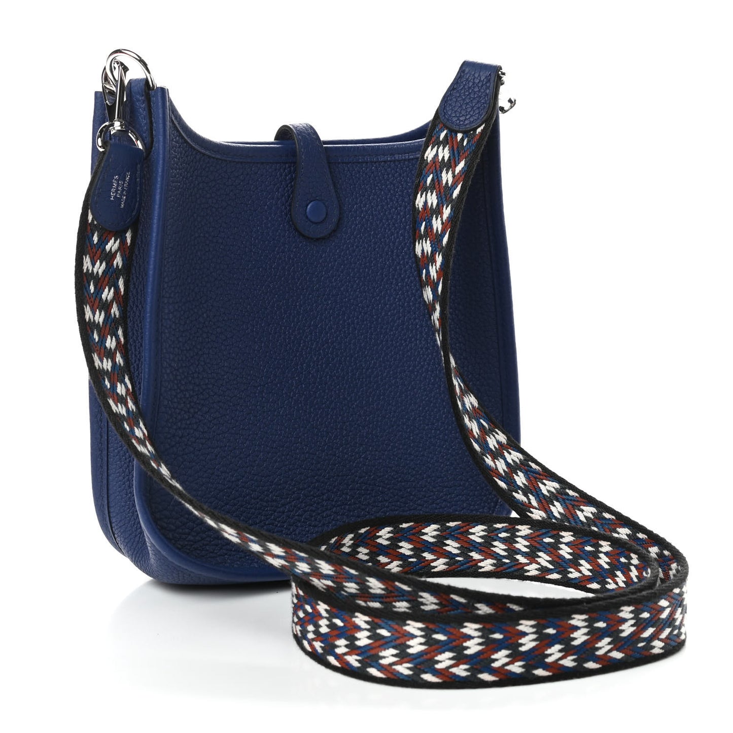 Taurillon Maurice Zigzag Evelyne TPM Bleu Saphir Bleu Zellige Indigo Black