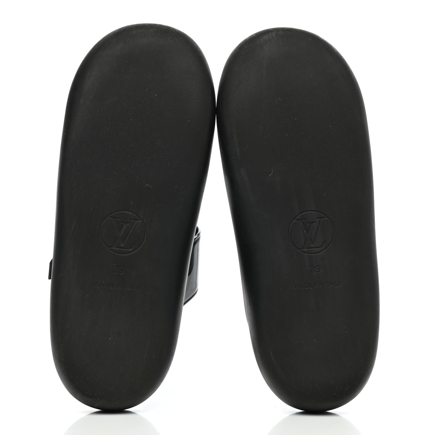 Louis Vuitton Monogram Sunbath Flat Mule Sandals 39 Black 5 of 7