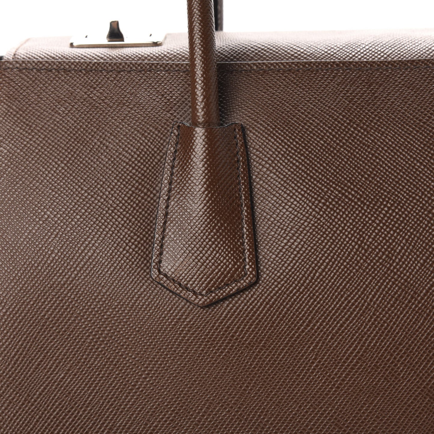 Saffiano Cuir Twin Tote Cacao