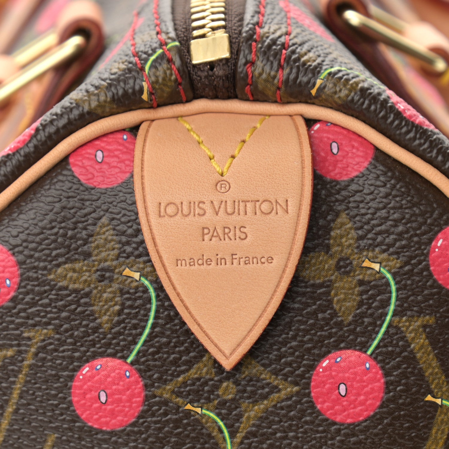 Louis Vuitton Monogram Cerises Speedy 25 6 of 10