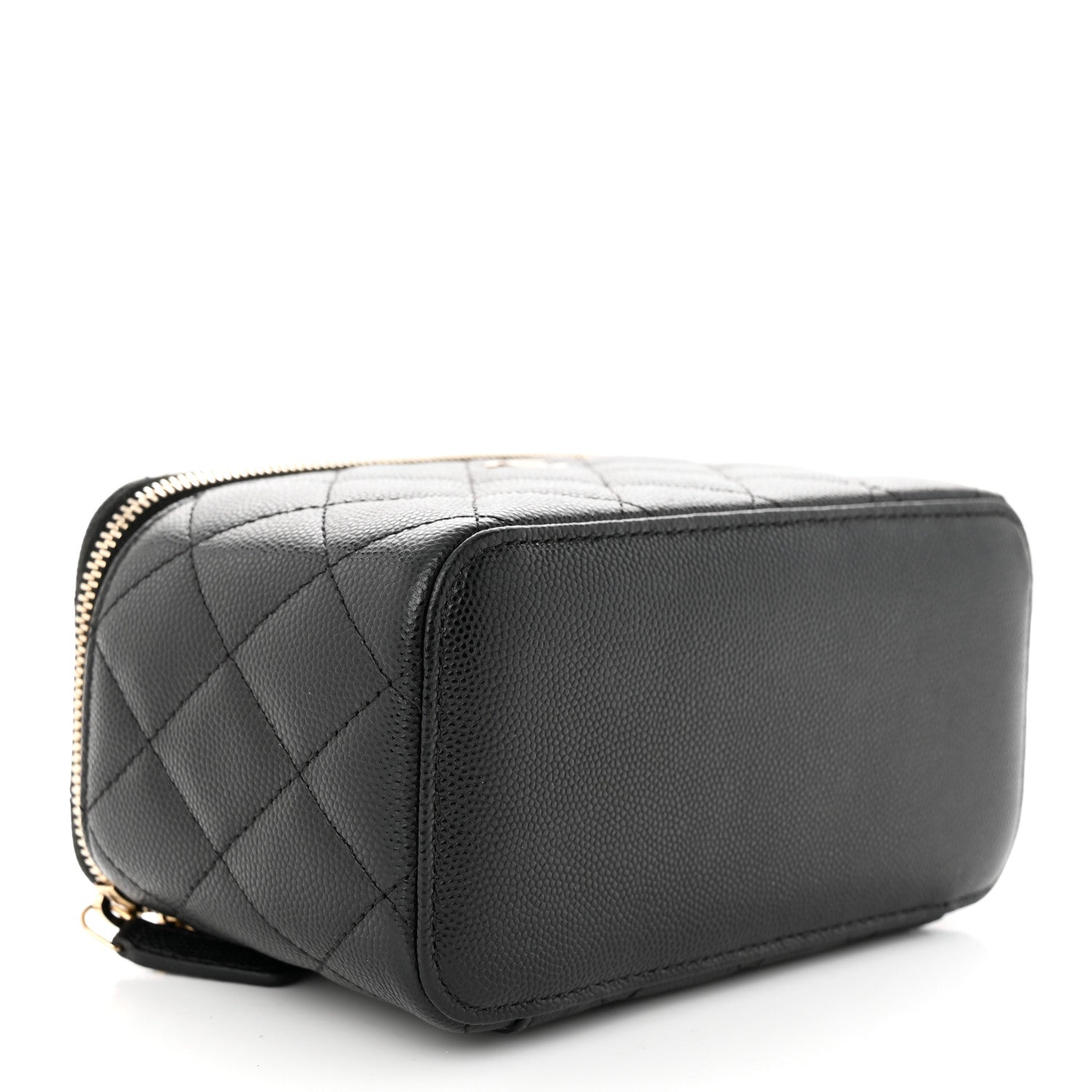 Chanel Caviar Quilted Small Vanity Case With Chain Black 4 of 11