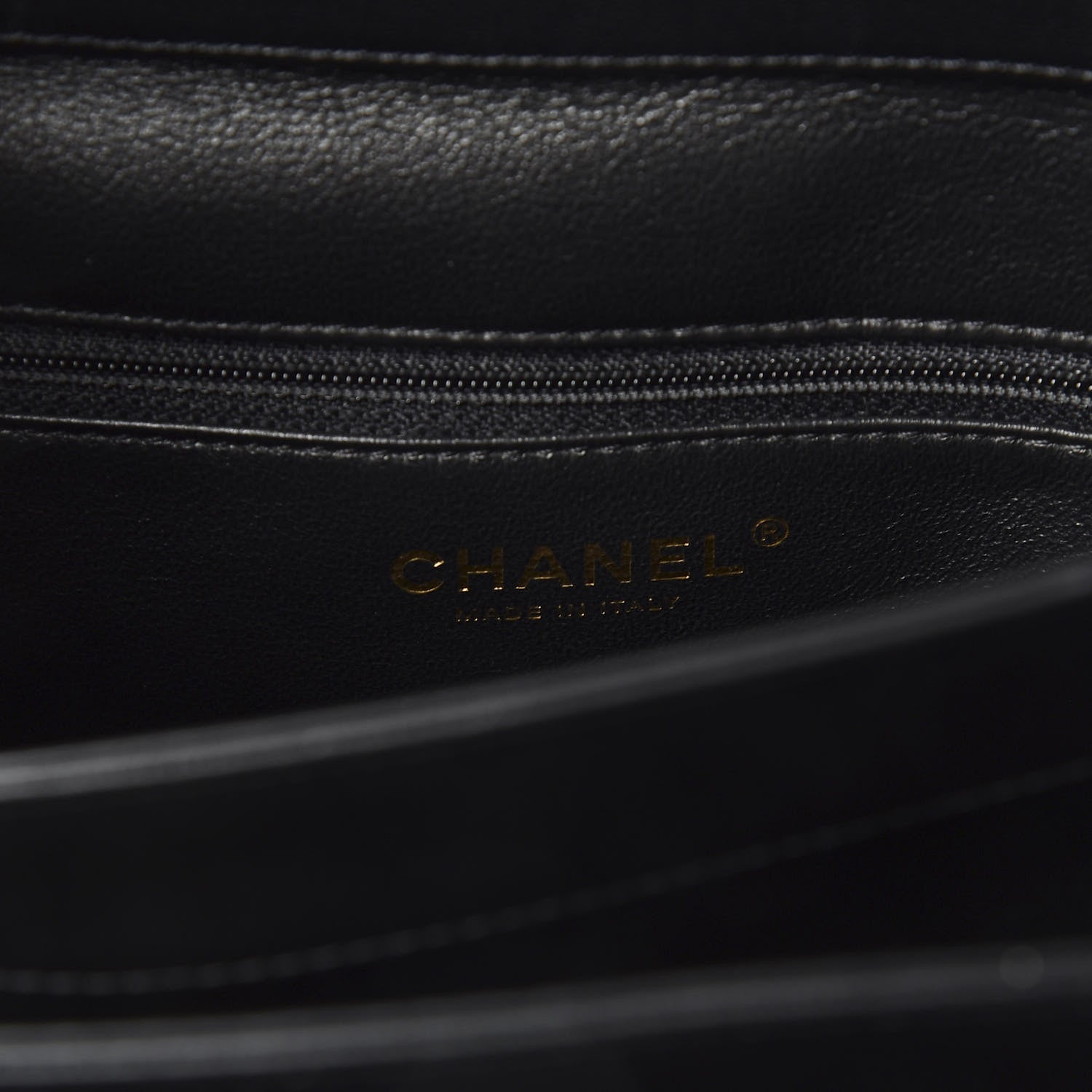 Chanel Lambskin Chevron Quilted Large Trendy CC Dual Handle Flap Bag Black 7 of 9