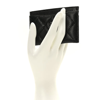 Chanel Caviar Quilted Card Holder Black 2 of 11
