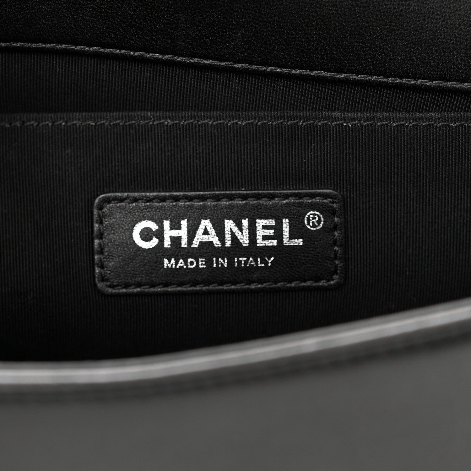 Chanel Lambskin Quilted Medium Boy Flap Black 6 of 11