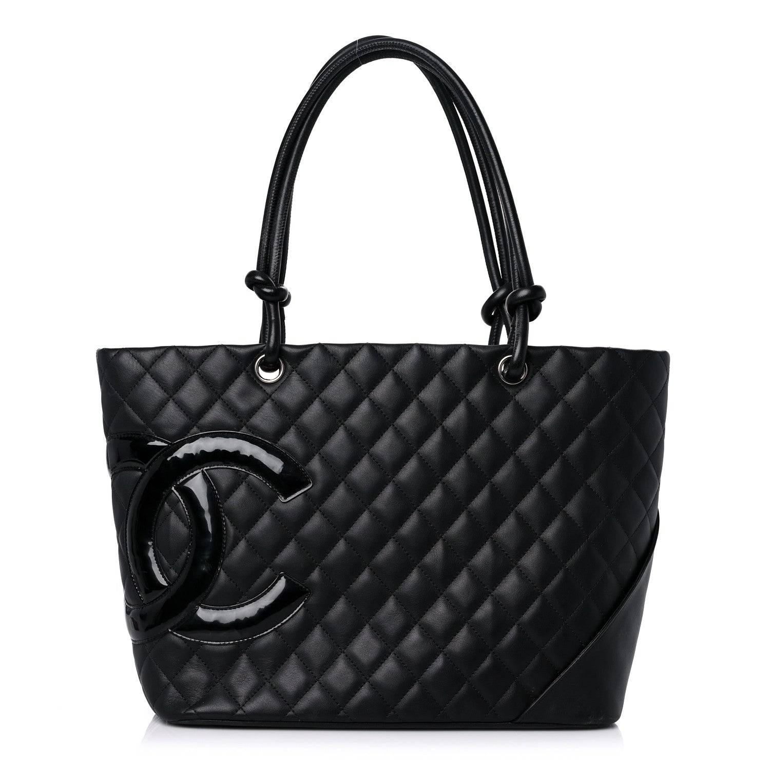 Chanel Calfskin Quilted Large Cambon Tote Black 1 of 17