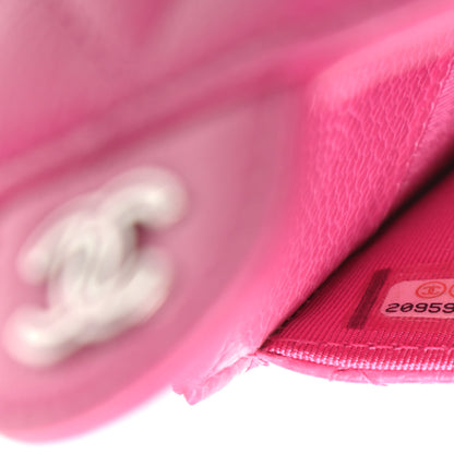 Chanel Caviar Quilted Small Flap Wallet Pink 7 of 10
