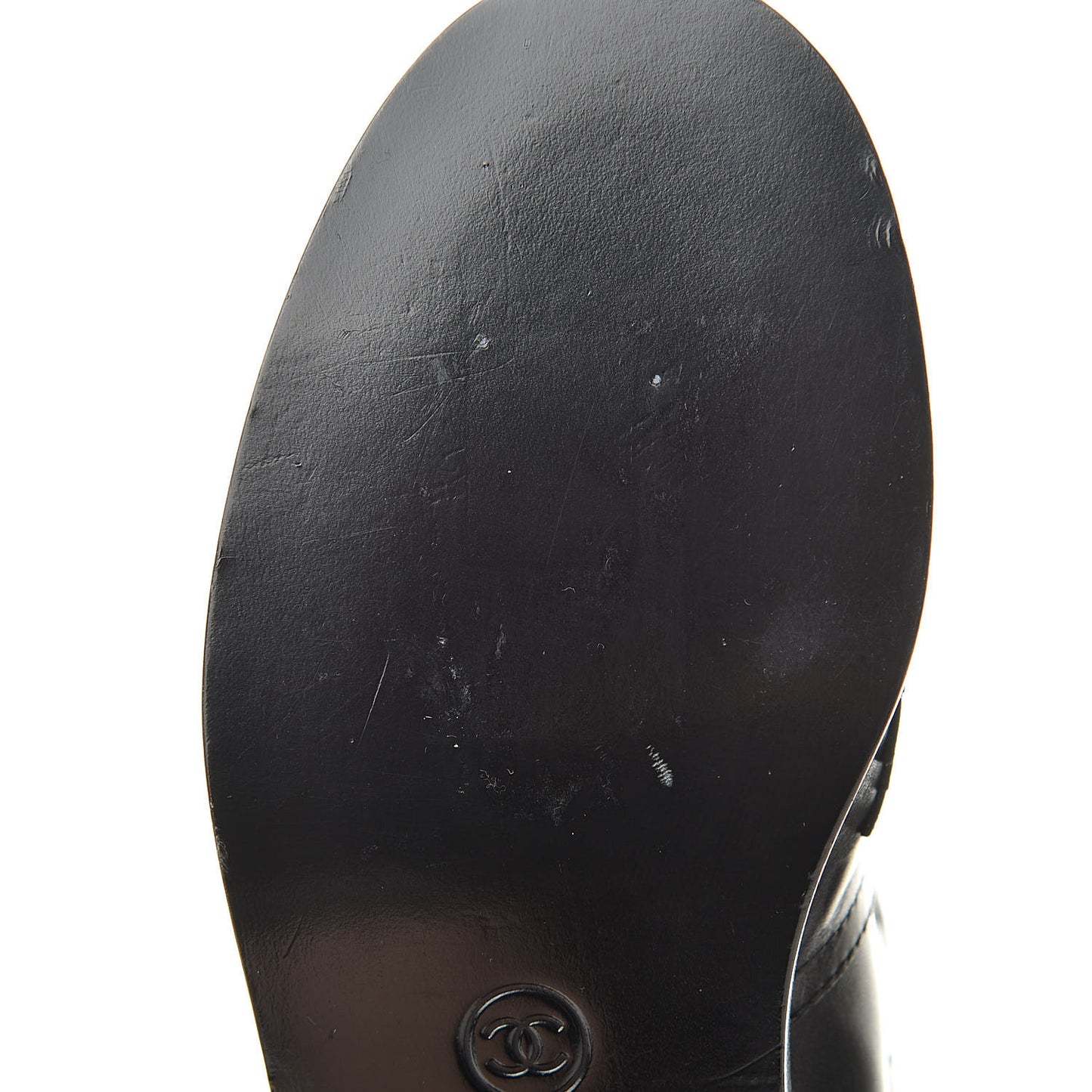 Calfskin Embroidered Western Boots 35 Black
