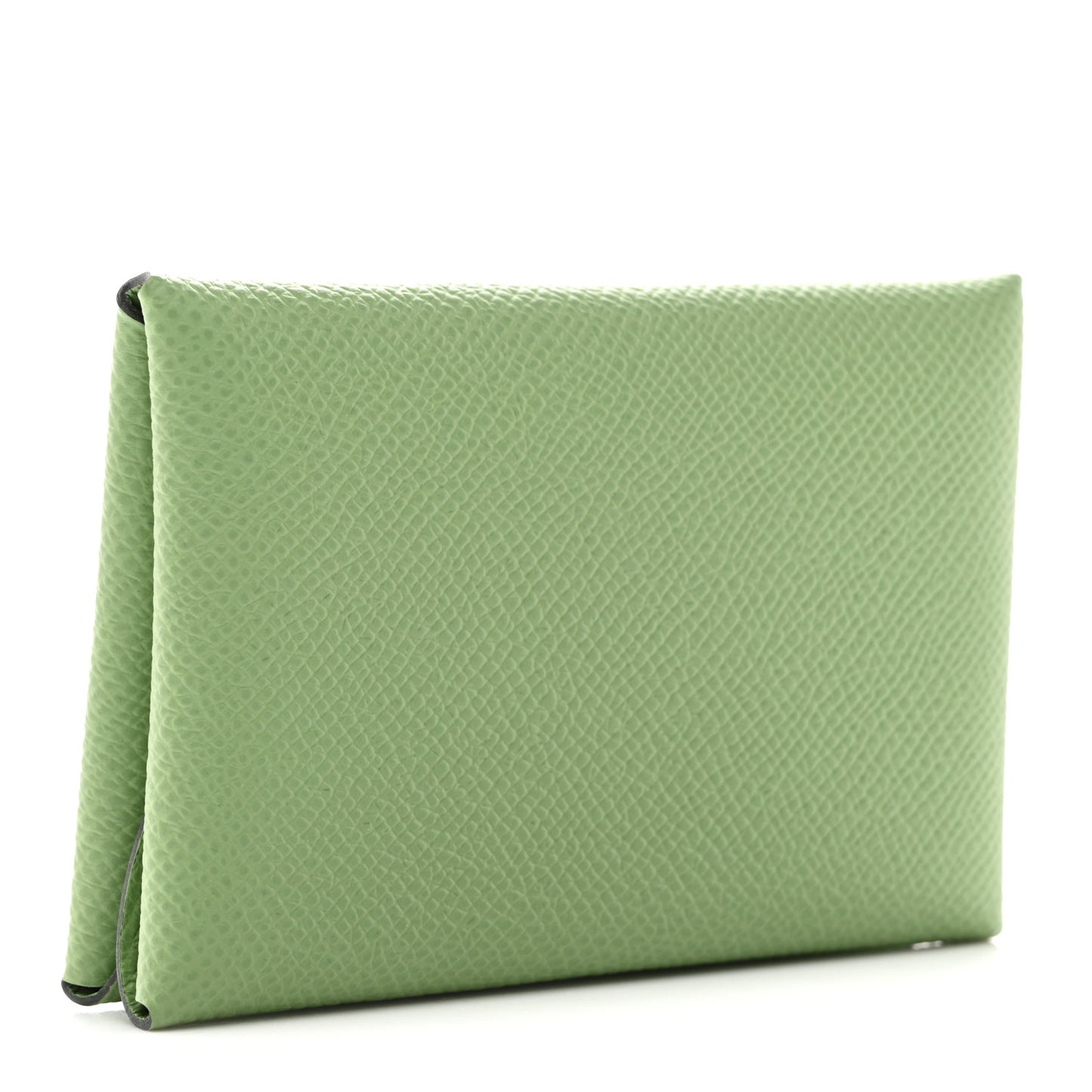 Epsom Calvi Duo Card Case Vert Criquet