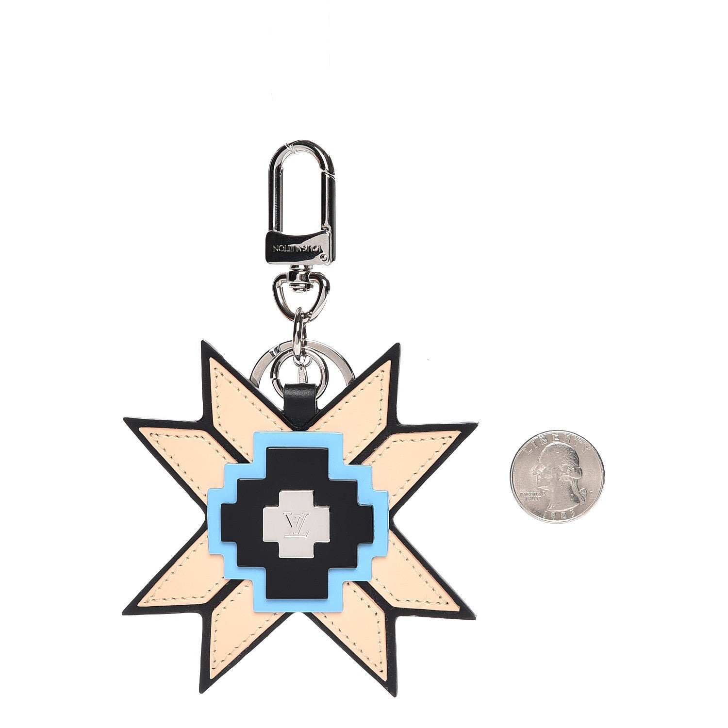 Louis Vuitton Graphic Flower Bag Charm Multicolor 2 of 5
