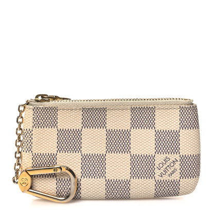 Louis Vuitton LOUIS VUITTON Damier Azur Key Pouch 1 of 8