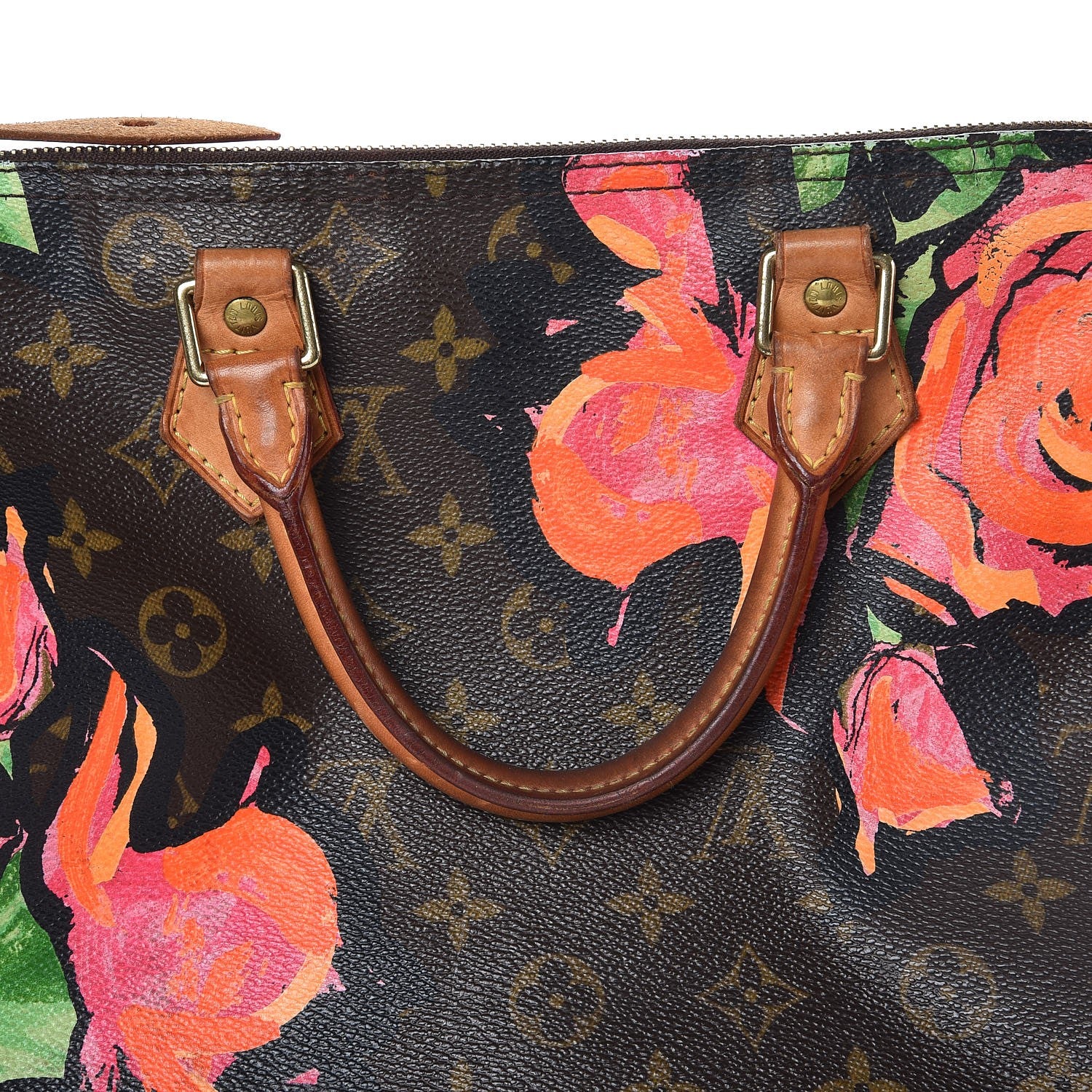 Louis Vuitton Monogram Roses Speedy 30 10 of 32