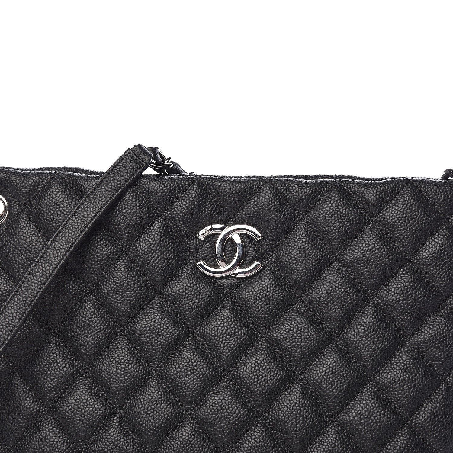 Chanel Caviar Quilted Easy Zip Tote Black 8 of 11
