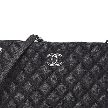 Chanel Caviar Quilted Easy Zip Tote Black 8 of 11