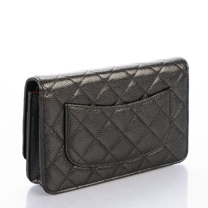 Chanel Caviar Quilted Wallet On Chain WOC Black 3 of 8