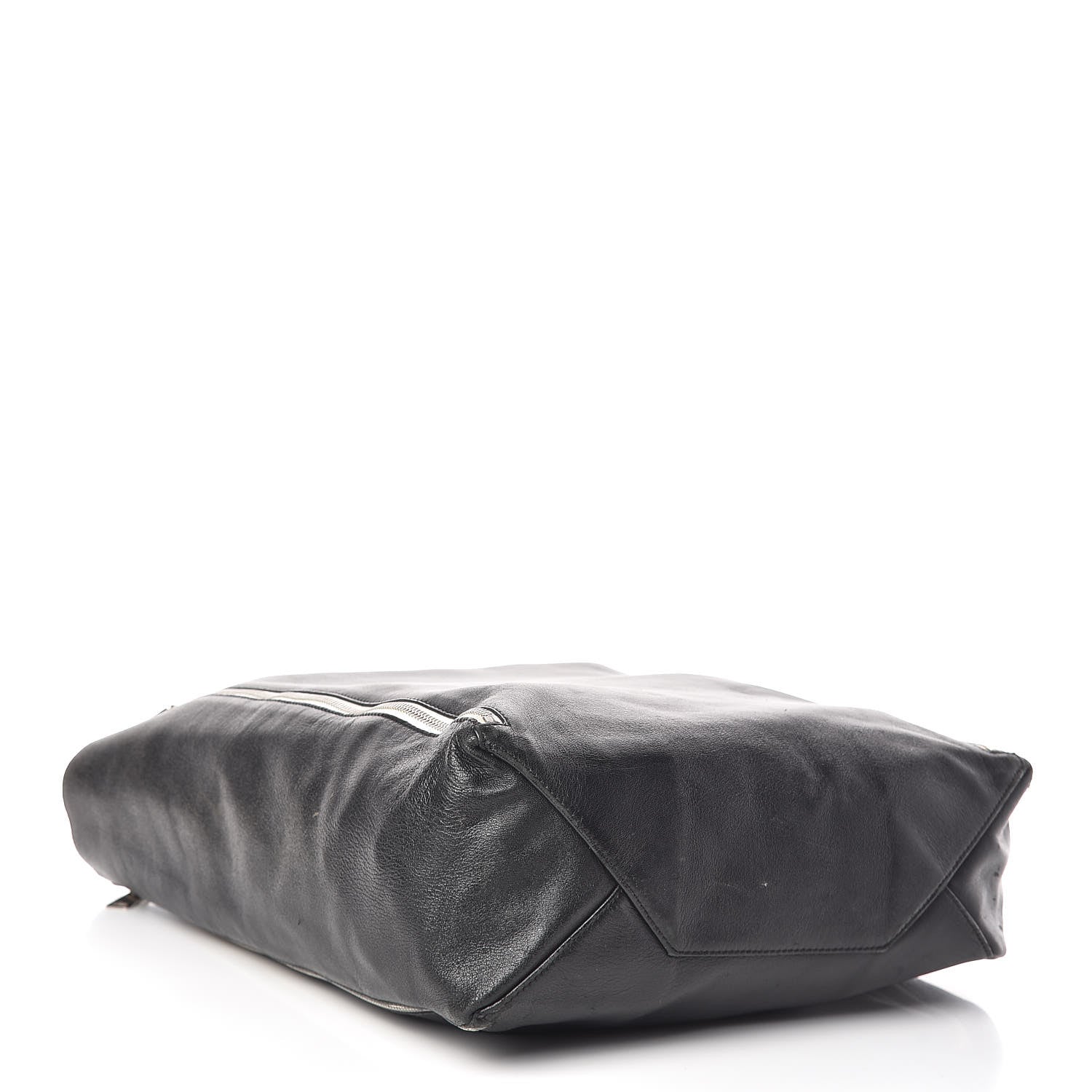 Celine Smooth Lambskin Vertical Zip Cabas Black 4 of 16