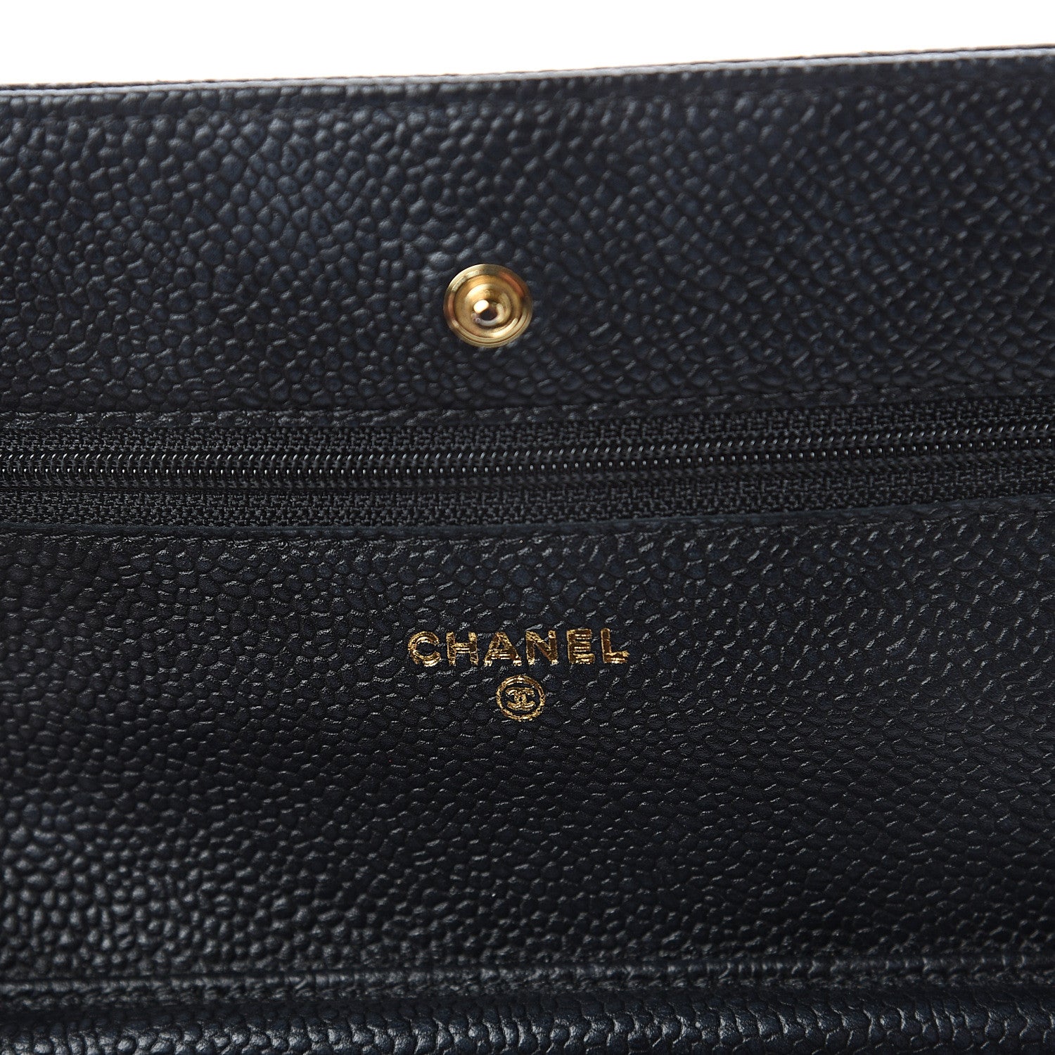 Chanel Caviar Quilted Wallet On Chain WOC Black 5 of 7