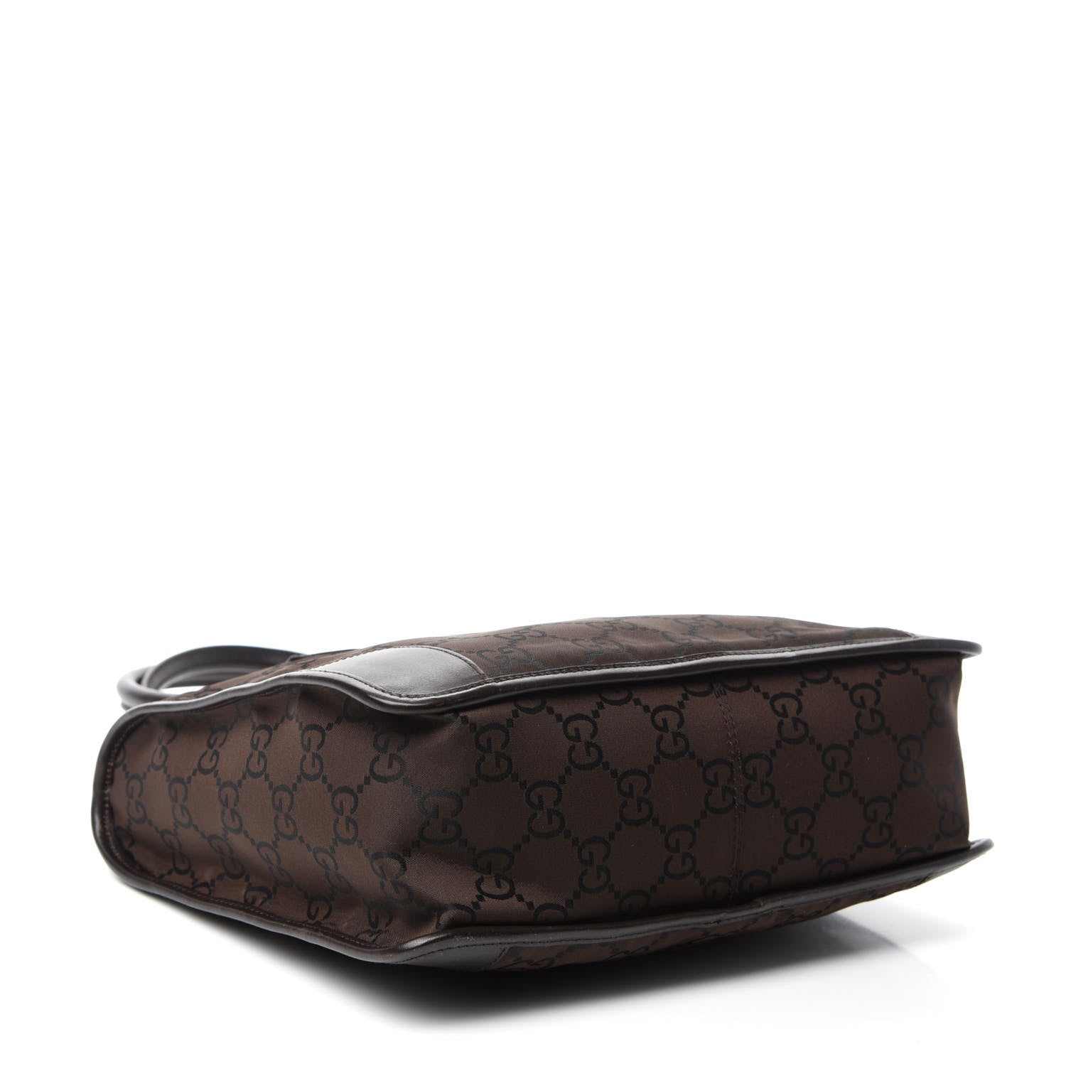 Gucci Nylon Monogram Tote Bag Brown 4 of 10