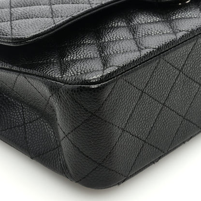 Chanel Caviar Quilted Medium Double Flap Black 8 of 9