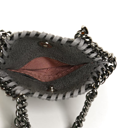 Stella McCartney Shaggy Deer Tiny Falabella Tote Grey 5 of 8