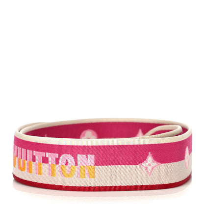 Louis Vuitton Jacquard Speedy Bandouliere 20 Shoulder Strap Fuchsia 3 of 5