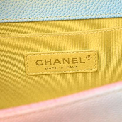 Chanel Caviar Quilted Medium Cuba Rainbow Boy Flap Multicolor 6 of 11