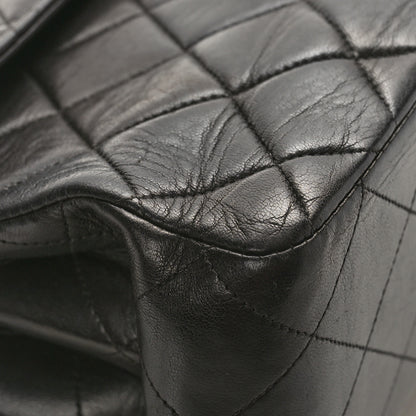 Chanel Lambskin Quilted Jumbo Double Sided Flap Black 11 of 13