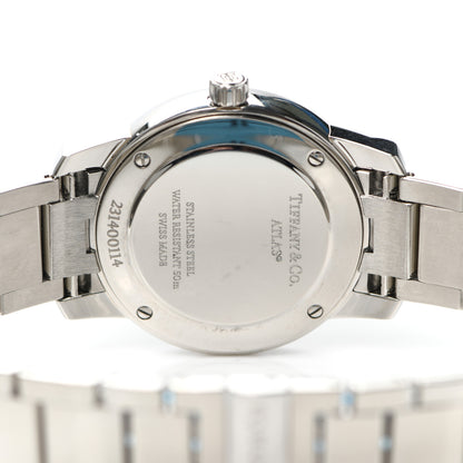 Tiffany Stainless Steel 29mm Atlas 2-Hand Quartz Watch Black 4 of 5