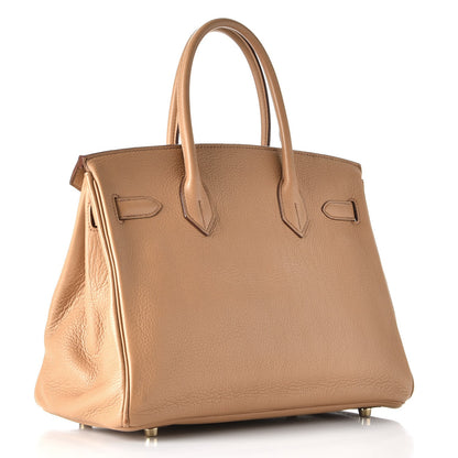 Hermes Taurillon Clemence Birkin 30 Camel Tabac 3 of 44