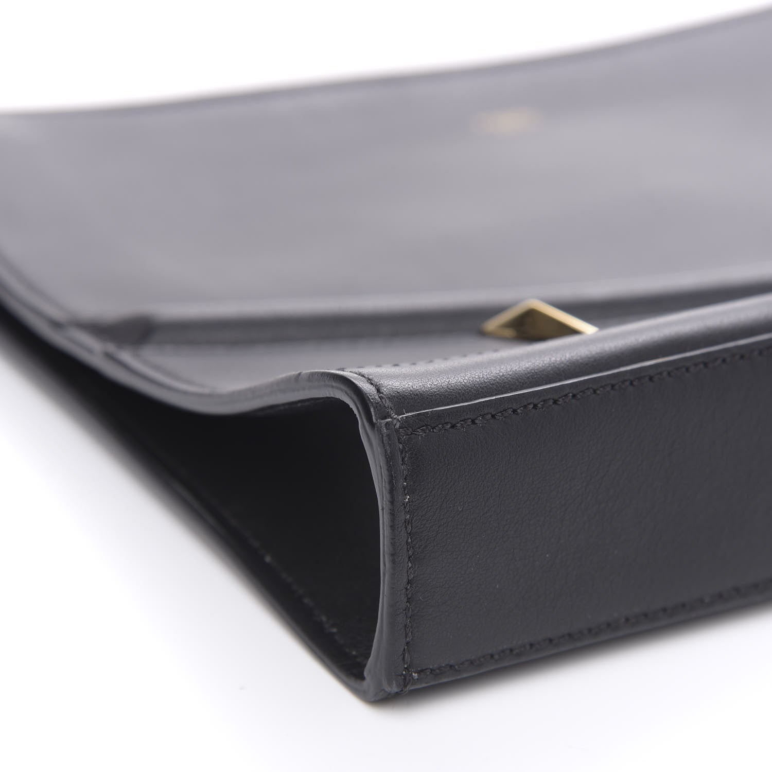 Fendi Vitello Grace Eyebrow Monster Eyes Embossed Pouch Black 11 of 12