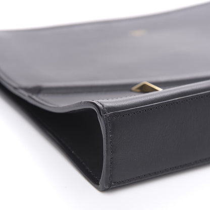 Fendi Vitello Grace Eyebrow Monster Eyes Embossed Pouch Black 11 of 12