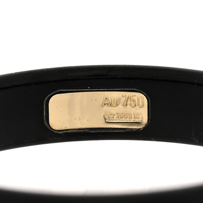 Gucci 18K Yellow Gold Synthetic Corundum Icon Ring Black 62 10 5 of 5