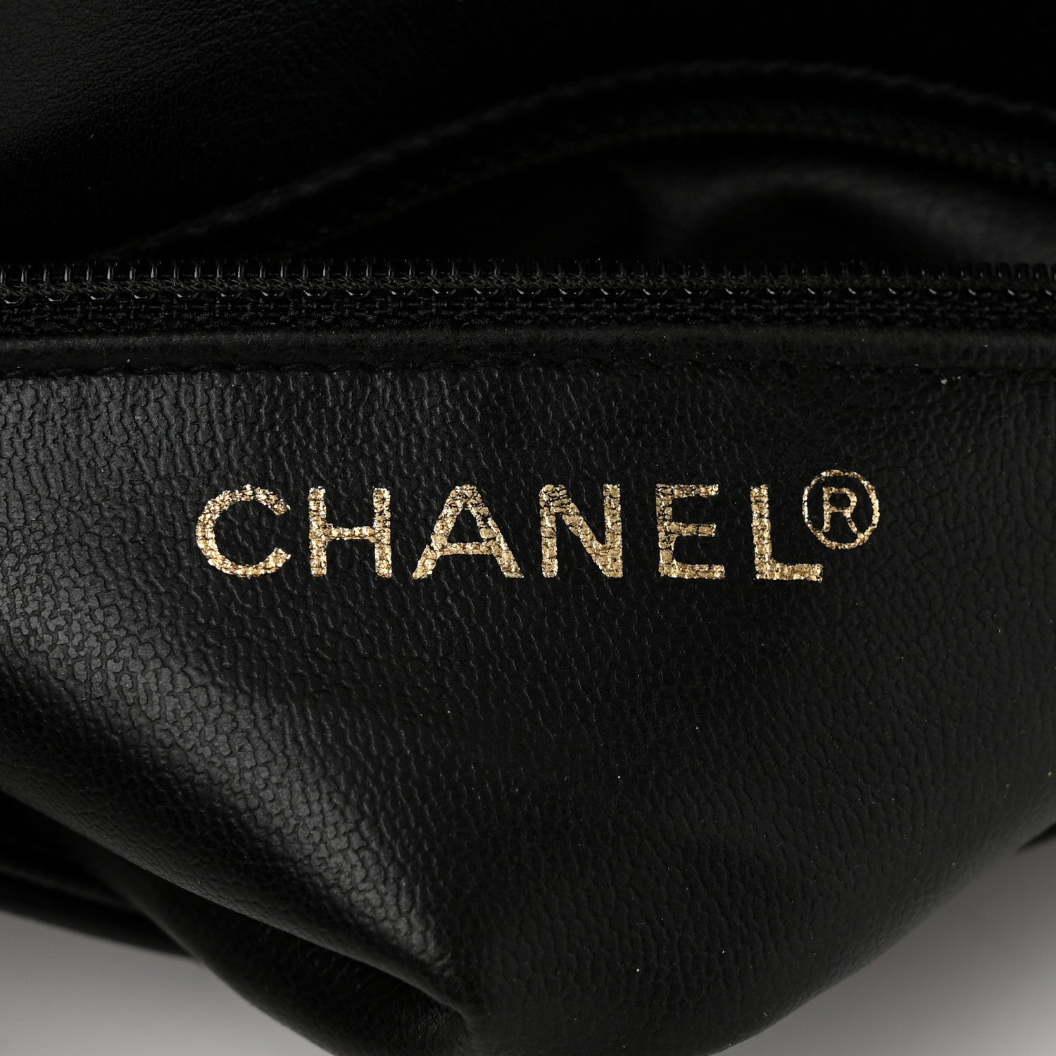 Chanel Lambskin Quilted Flap Waist Belt Bag 85 34 Black 7 of 11