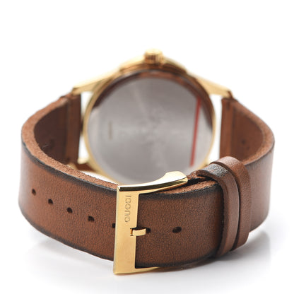 Gucci Stainless Steel Calfskin 38mm Le Marché Des Merveilles Tiger Quartz Watch 4 of 6
