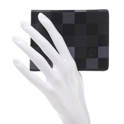 Louis Vuitton Damier Graphite Pixel Slender Wallet Gris 2 of 9