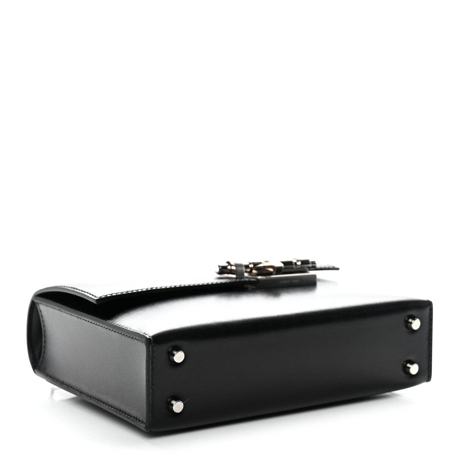 Hermes Box Mini Verrou Chaine Bag Black 4 of 12