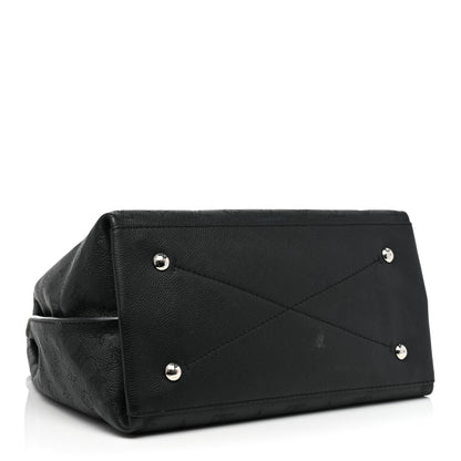 Louis Vuitton Mahina Carmel Hobo Black 4 of 14