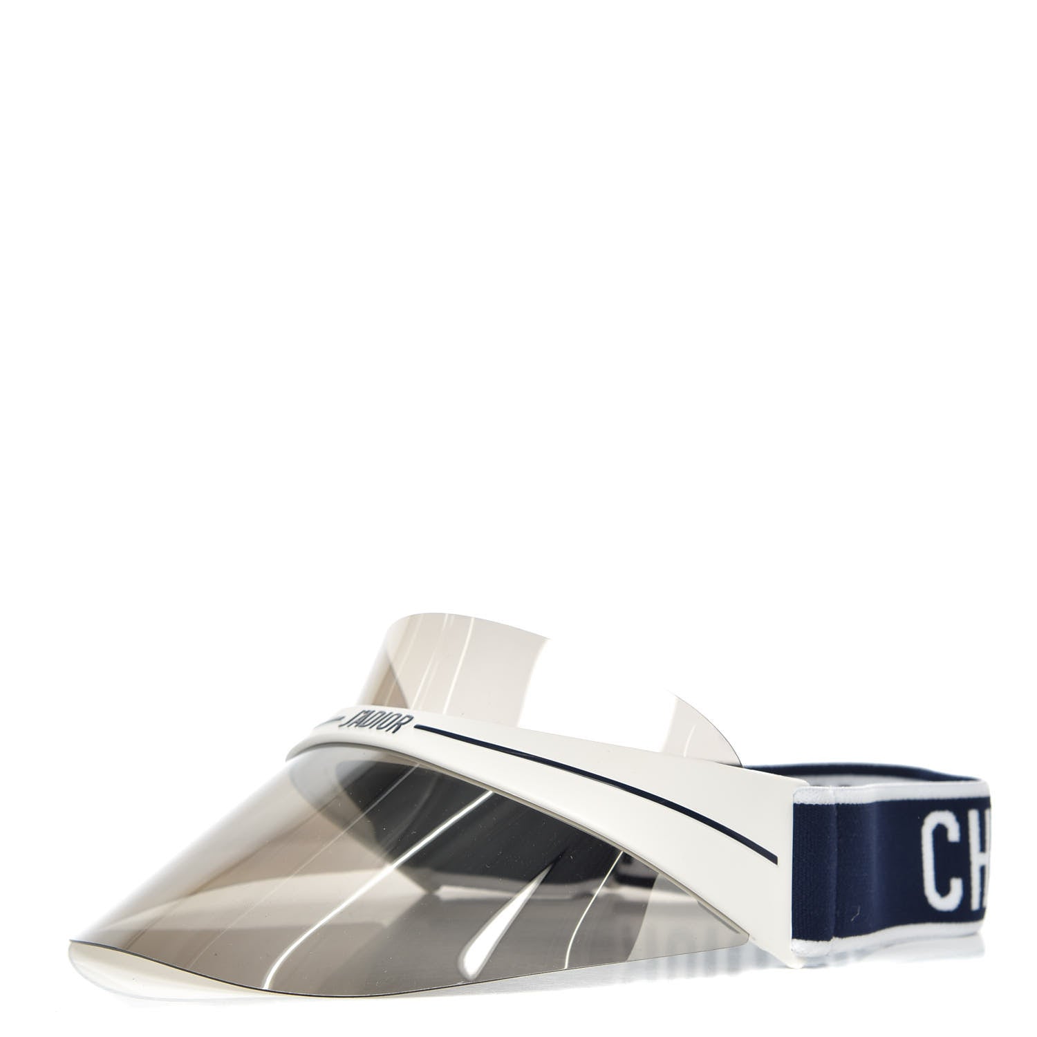 Christian Dior Mirrored DiorClub1 Sun Visor Silver 1 of 6