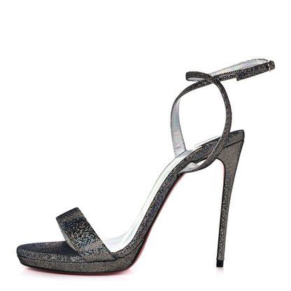Christian Louboutin Glitter Disco Loubi Queen 120 Sandals 37.5 Multicolor 1 of 8