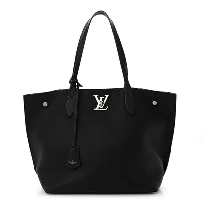 Louis Vuitton Calfskin Lockme Go Tote Black 1 of 11