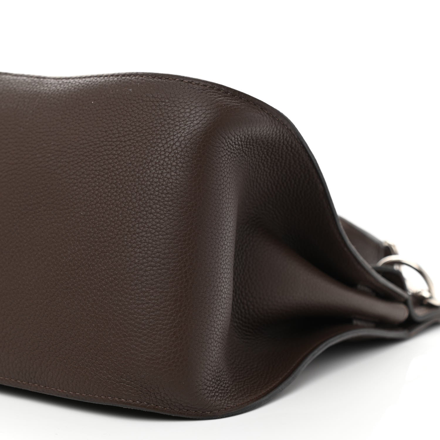 Hermes Taurillon Clemence Jypsiere 34 Chocolate 10 of 11