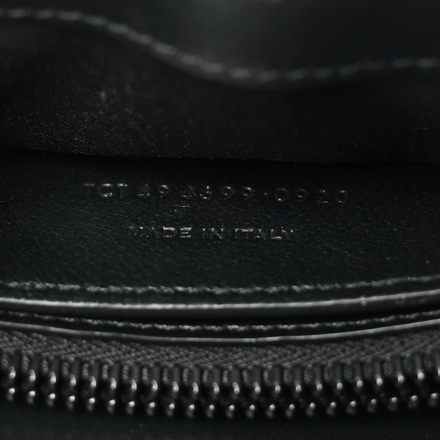 Calfskin Y Quilted Monogram Monochrome Small Loulou Chain Satchel Black
