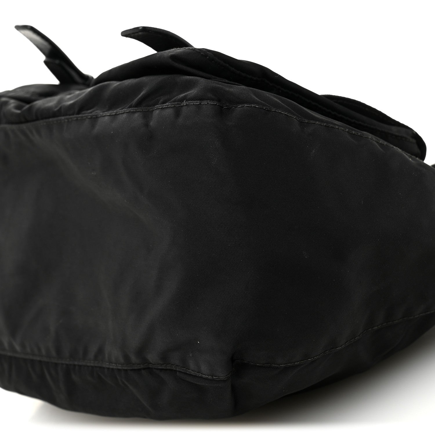 Prada Tessuto Nylon Messenger Bag Black 10 of 13