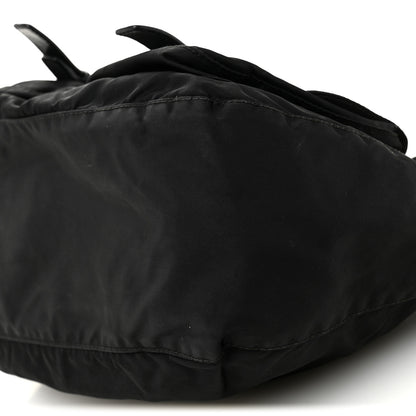 Prada Tessuto Nylon Messenger Bag Black 10 of 13
