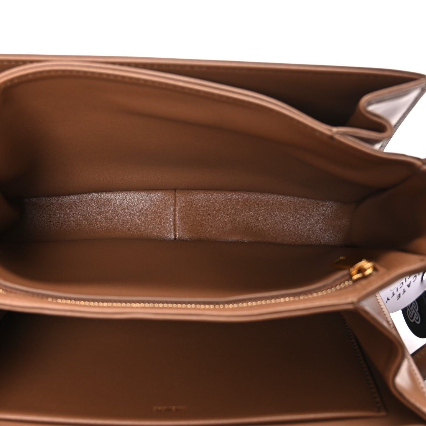 Shiny Calfskin Medium Triomphe Bronze