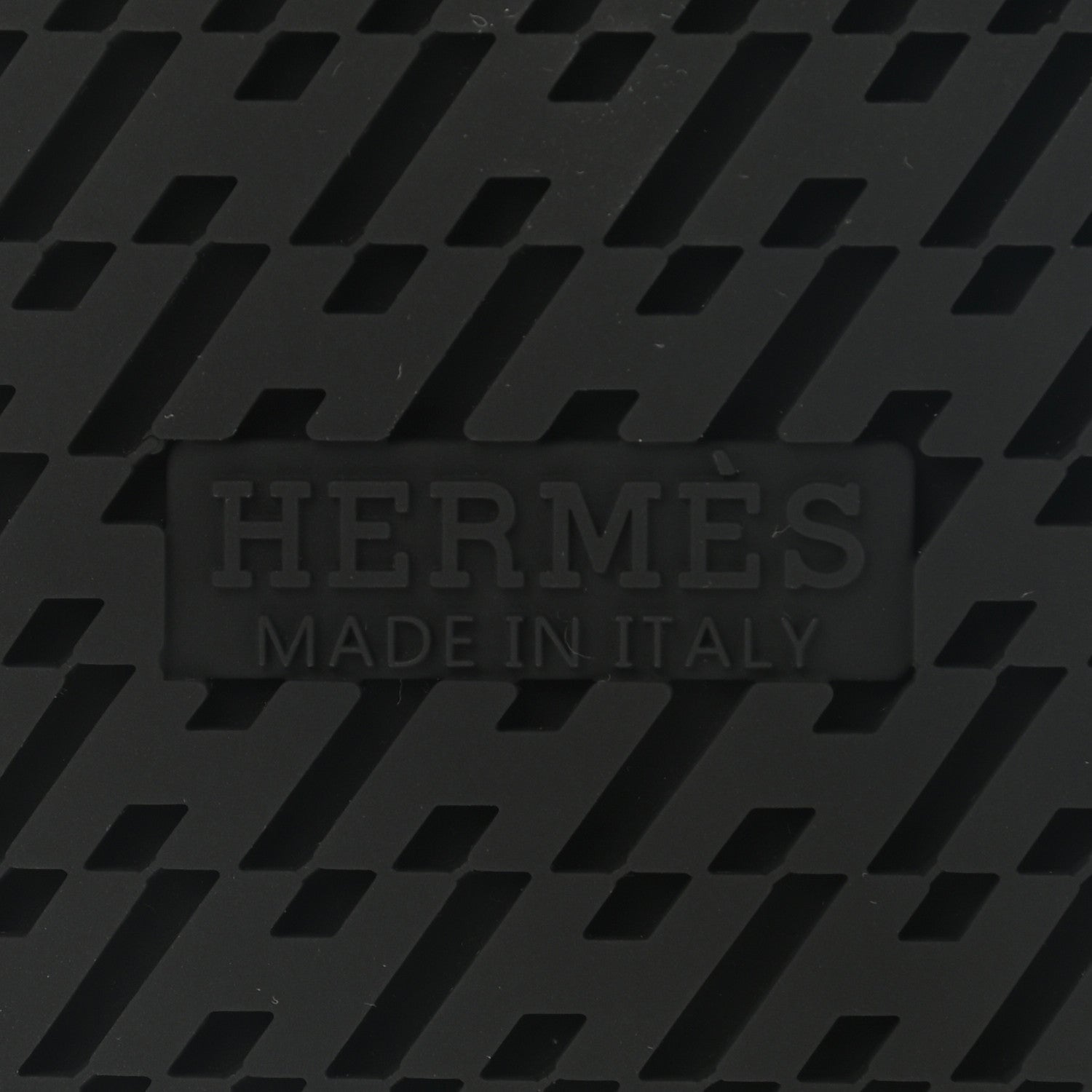 Hermes Calfskin Mens Chypre Sandals 44 Black 8 of 8