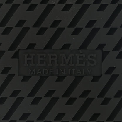Hermes Calfskin Mens Chypre Sandals 44 Black 8 of 8